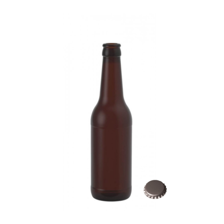 Garrafa vidro Cerveja 330ml 33cl