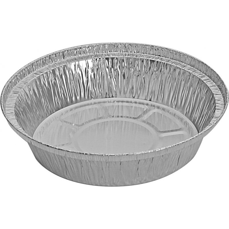 Pack 100 uni. Forma de aluminio redonda 750ml