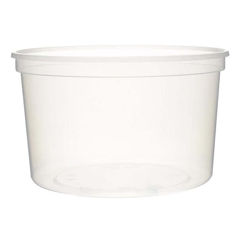 Pack 50 uni. Taça plástica sopa take away para sopa 500ml