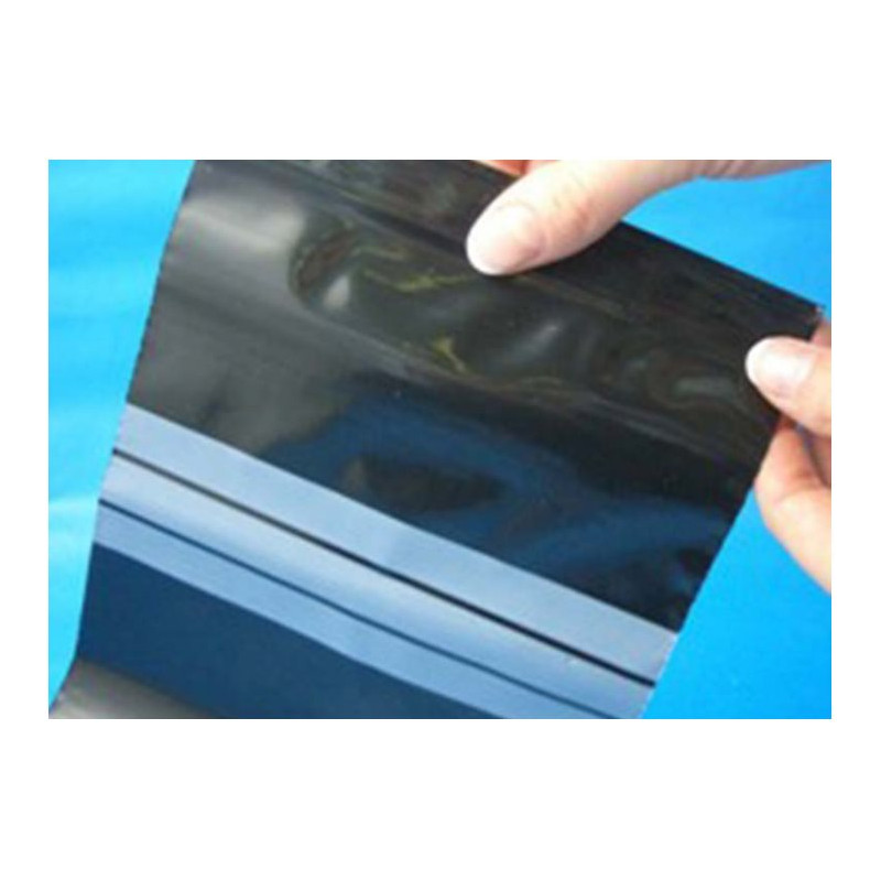 Saco com fecho Zip Anti-UV Opaco Preto