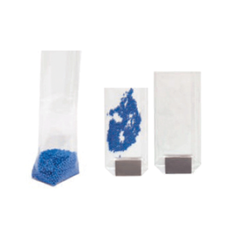 Crystal bags with cardboard at the bottom