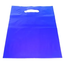 Saco plastico asa vazada 20x30cm