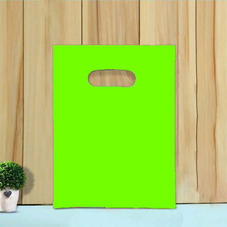 Saco plastico asa vazada 30x40