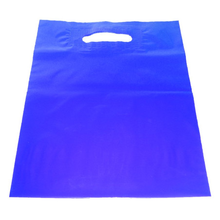 Saco plastico asa vazada 35x45