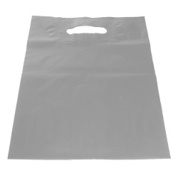 Bolsa de plastico con logo o anonimas asa troquelada 45x55cm