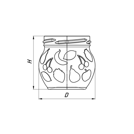 Frasco Imperial Gourmet200ml