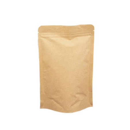 Pack 100 Saco papel com barreira protetora e fundo oval 180x265mm