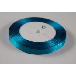10 mm Satin Band 25 m-blau 
