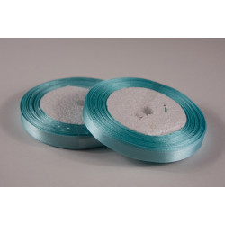 10 mm Satin Band 25 m-blau 