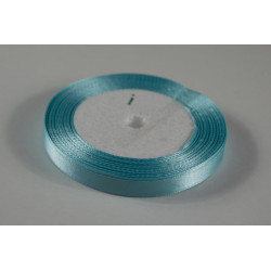 10 mm Satin Band 25 m-blau 
