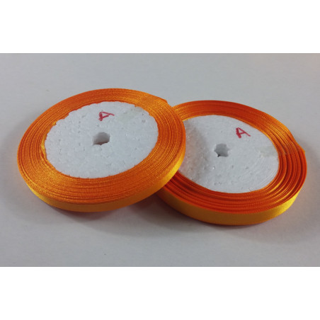 Fita Cetim 10mm 25 Metros - Laranja