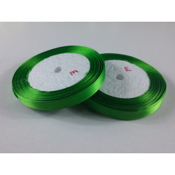 10 mm Satin Band 25 m-grün