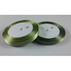 10 mm Satin Band 25 m-grün