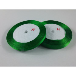 10 mm Satin Band 25 m-grün
