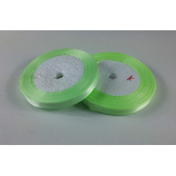 10 mm Satin Band 25 m-grün