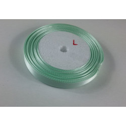 10 mm Satin Band 25 m-grün