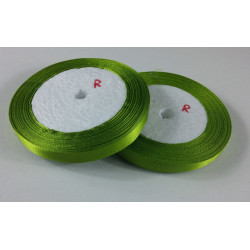 10 mm Satin Band 25 m-grün
