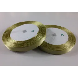 10 mm Satin Band 25 m-Creme