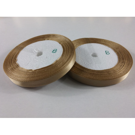 Fita Cetim 10mm 25 Metros - Creme