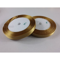 Fita Cetim 10mm 25 Metros - Creme