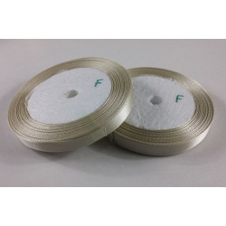 Satin Ribbon 10mm 25 Meters -  Creme
