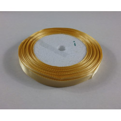 Fita Cetim 10mm 25 Metros - Creme