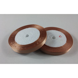 Fita Cetim 10mm 25 Metros - Castanho