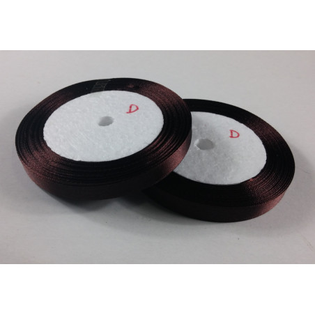 Fita Cetim 10mm 25 Metros - Castanho