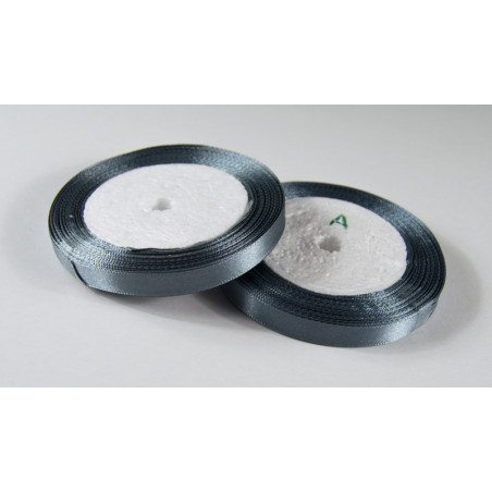 Fita Cetim 10mm 25 Metros - Cinzento