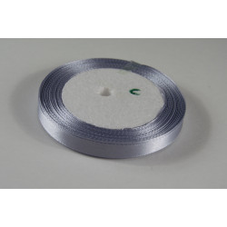 10 mm Satin Band 25 m-grau