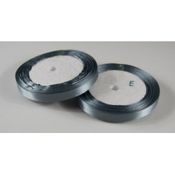 10 mm Satin Band 25 m-grau