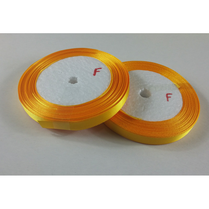 Fita Cetim 10mm 25 Metros - Amarelo