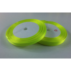 Ruban de Satin 10 mm 25 mètres-jaune