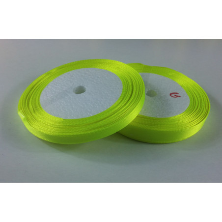 Fita Cetim 10mm 25 Metros - Amarelo