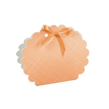 BORSA ROTONDA sera arancio 58x40x85