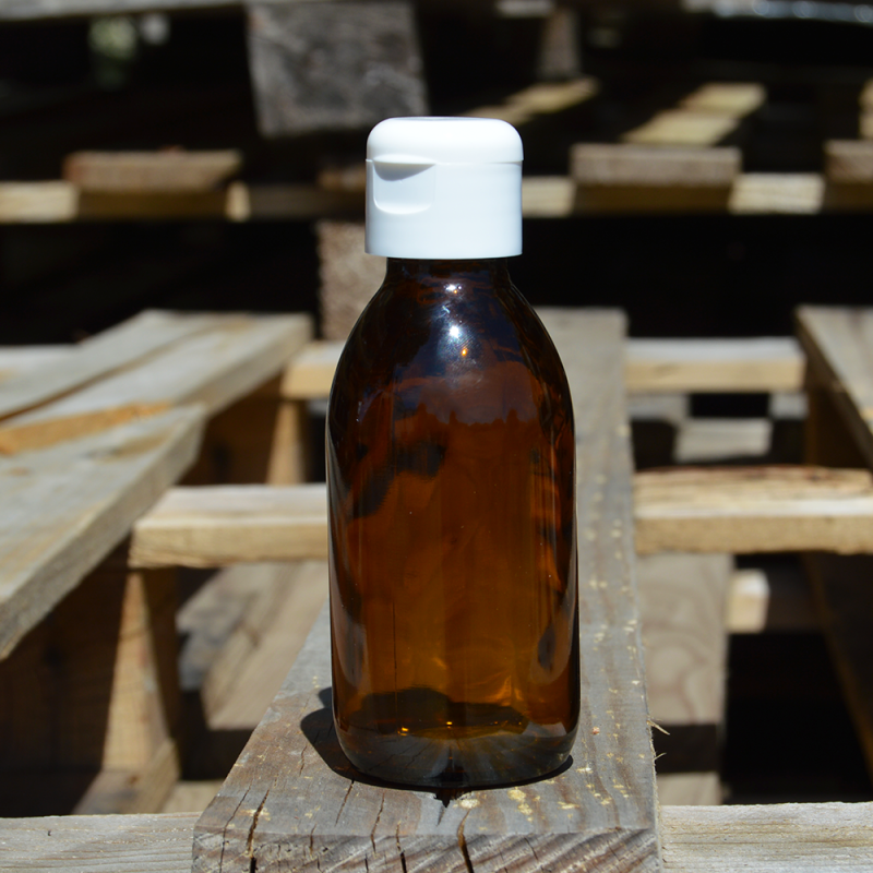 Tarro boca larga 150ml 15cl  ambar