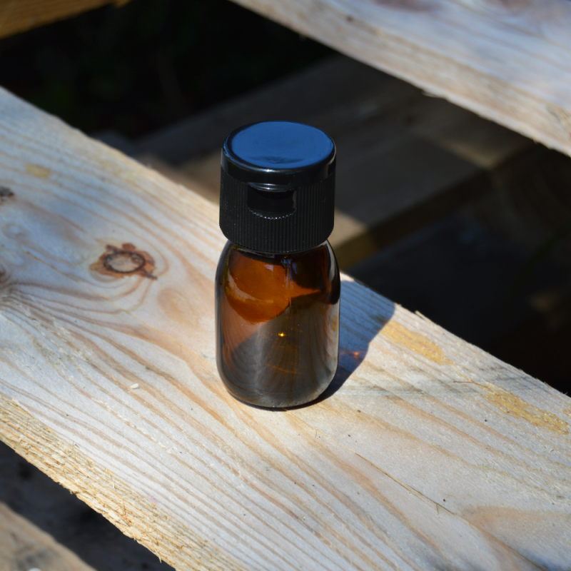 Amber Flask 125ml Wide Opening