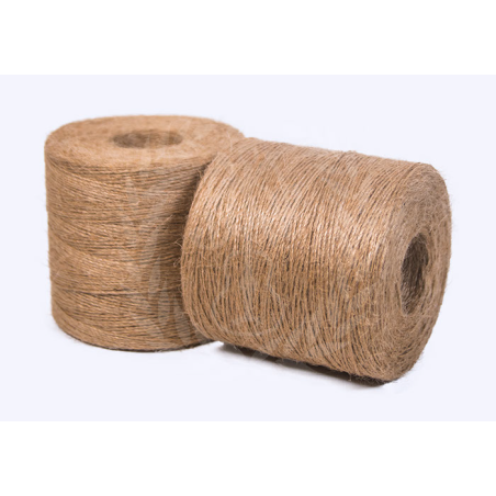 Bobine fio juta cordel fraco 1mm 800m