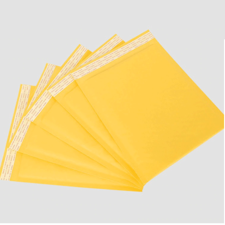 Envelopes Almofadados amarelos