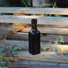 Garrafa de vidro Orquidea escura 100ml