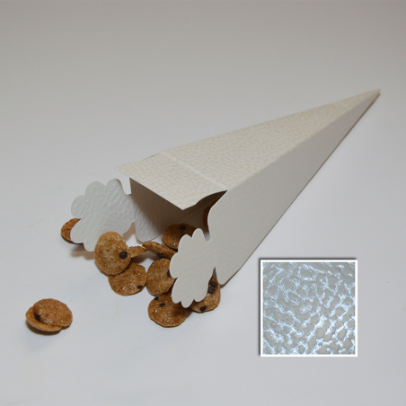 cono 155 pelle bianco 155