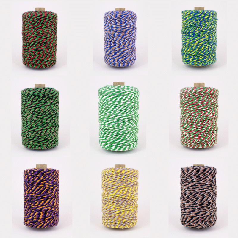 Cordel algodão rebelde ultimate 100 mt multicolor