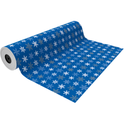 Papel De Regalo Christmas Stars Blue 62Cm X 90M