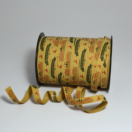 Fita embrulho merry christmas Merry Christmas Kraft