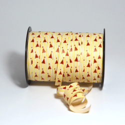 Rubans Cadeau natal ER Christmas Tree Kraft 10mm x 225m