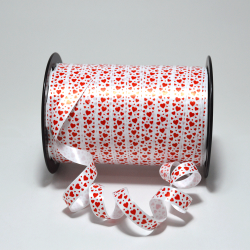 Rubans Cadeau 10mm 225m Veneza Passion White