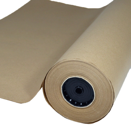 Papel embrulho kraft natural 80m