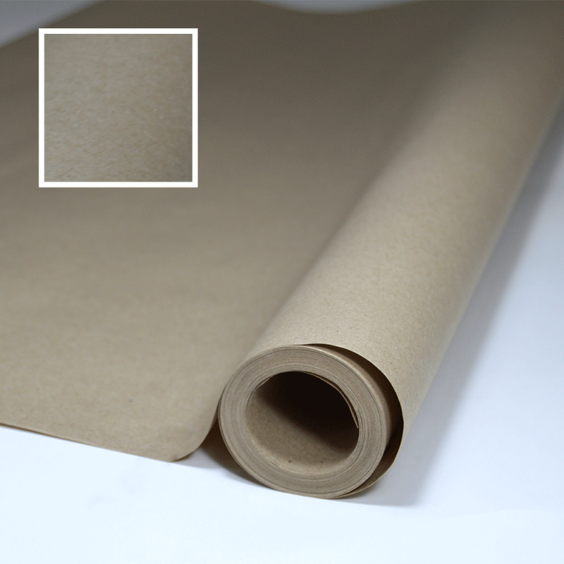 Papel de embrulho kraft natural 62cm 10m