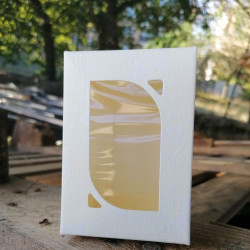 F/C -dp 100x70x60mm miele com janela transparente