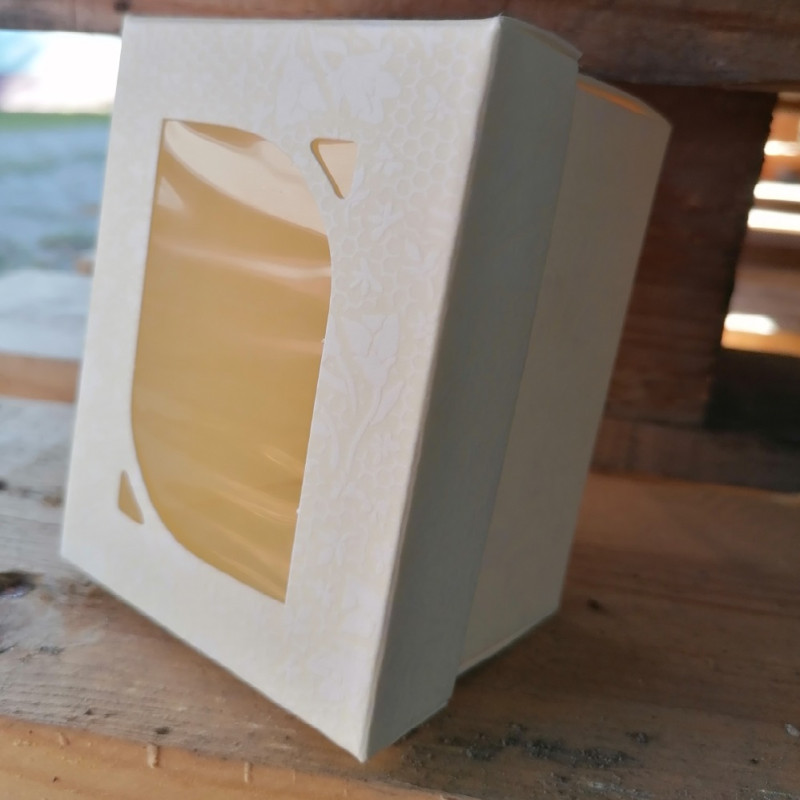 F/C -dp 100x70x60mm miele com janela transparente